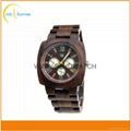  New arrival mens luxury custom logo Bamboo wooden watches 1