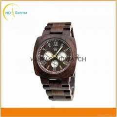  New arrival mens luxury custom logo Bamboo wooden watches