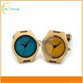 Luxury Bamboo Wood Watch with Cow