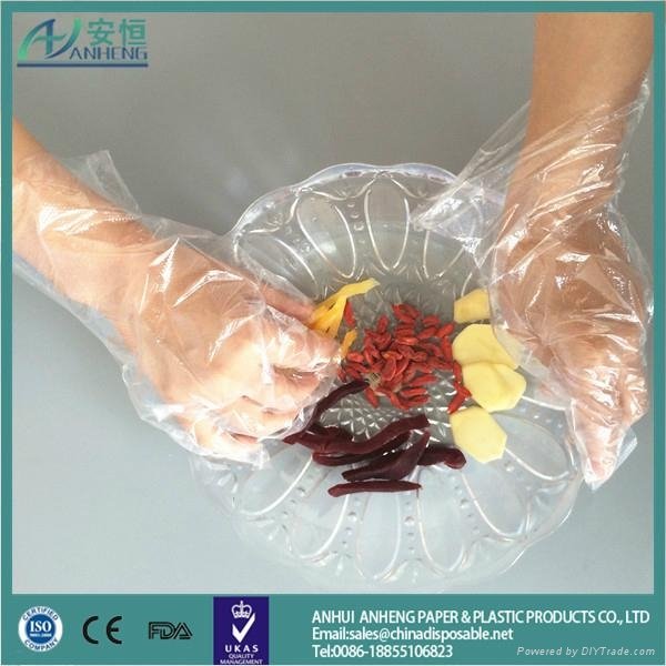Anheng brand HDPE LDPE material medical gloves hand gloves winter hand gloves 3