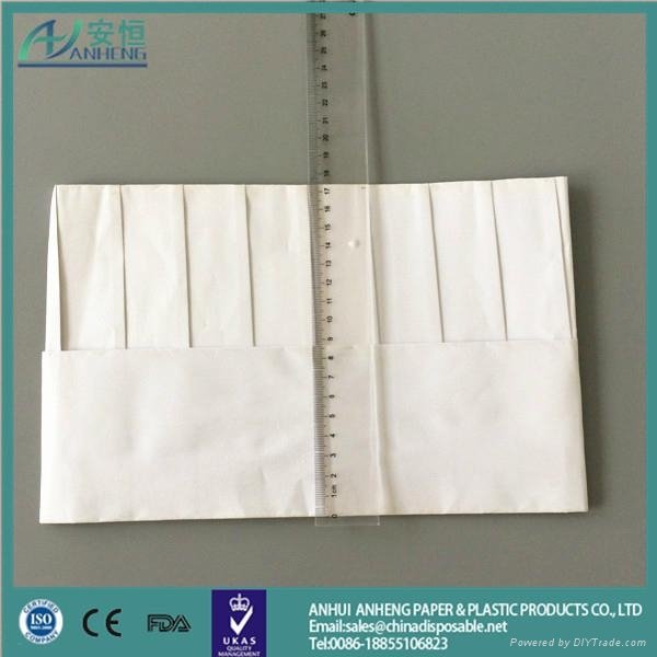 Anheng brand chef hat disposable chef hat non woven and paper material fashion 