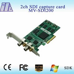  SDI video capture card PCIE 1080P 60hz Capture 2 SD/HD/3G-SDI signals SDI200