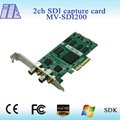 SDI video capture card PCIE 1080P 60HZ Capture 2 SDI signals Video Grabber SDI20 3