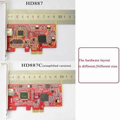 professional 1ch PCI-E CCTV HDMI video