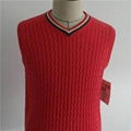 Fashion Men Cashmere Sweater Vest 1