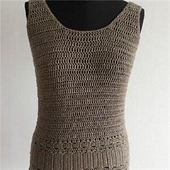 Fashion Girl Crochet Vest Sweater