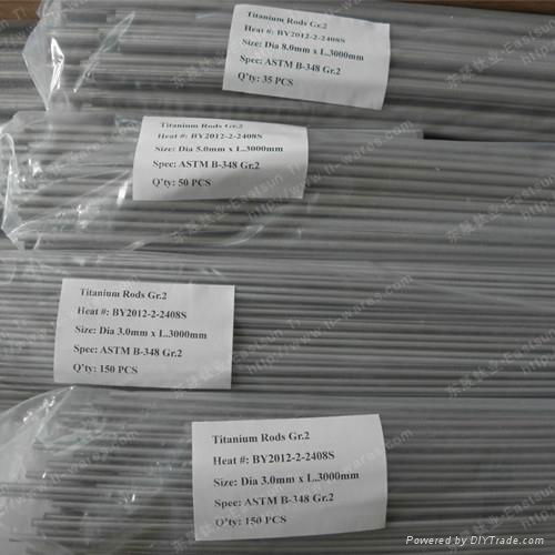Baoji eastsun titanium rods/bars