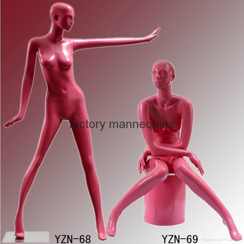 Wholesale Sexy fiberglass  female mannequin without head  2