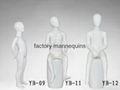 Egg head glossy abstract fiberglass kids mannequins children mannequin 4