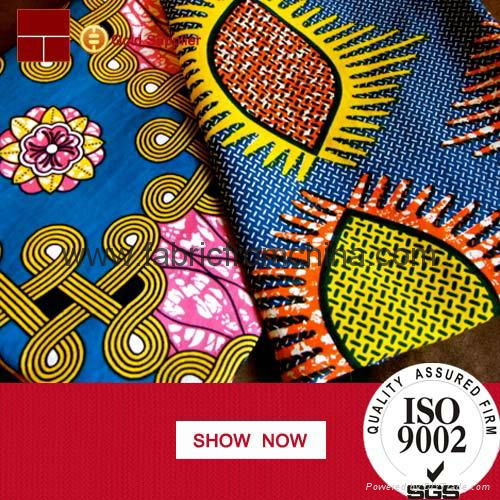 2016 fashion fabric hot  sale 100 cotton wax african fabric 5