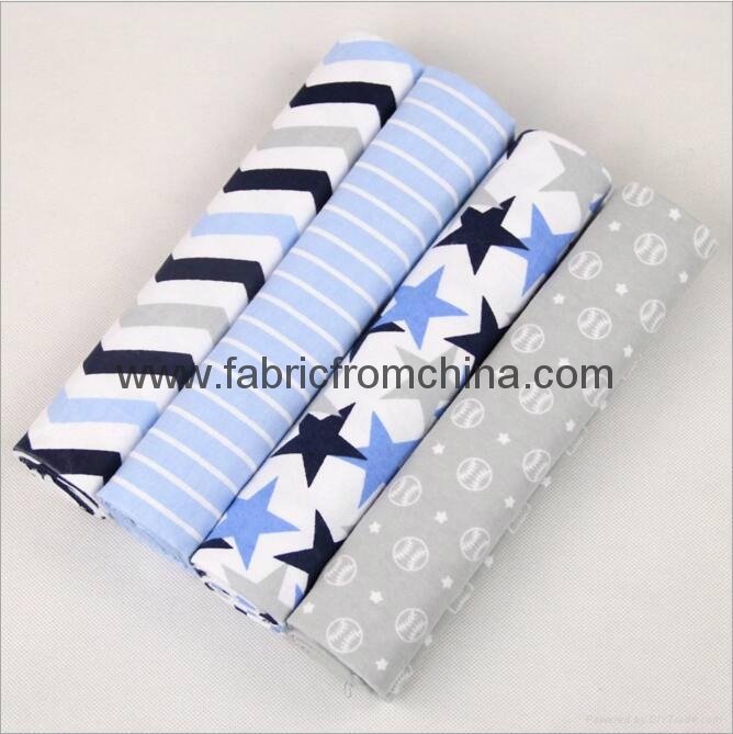 Cotton Baby Bed Sheet Fabric 4