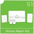 Smart home intruder alarm with voice