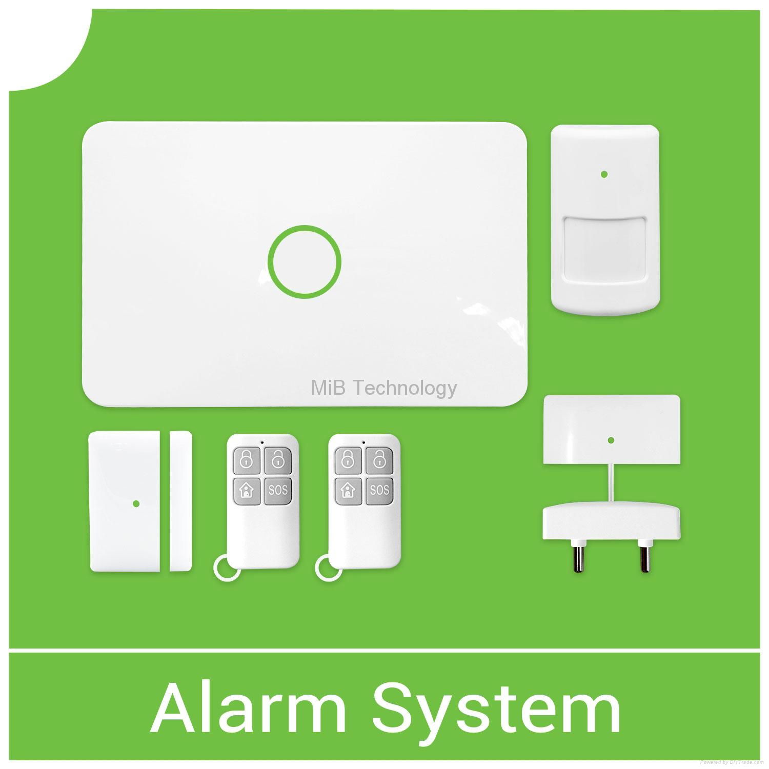 (B2B)Evaluation Sample GSM alarm system manual with smoke detector S1/868MHz/GSM 5