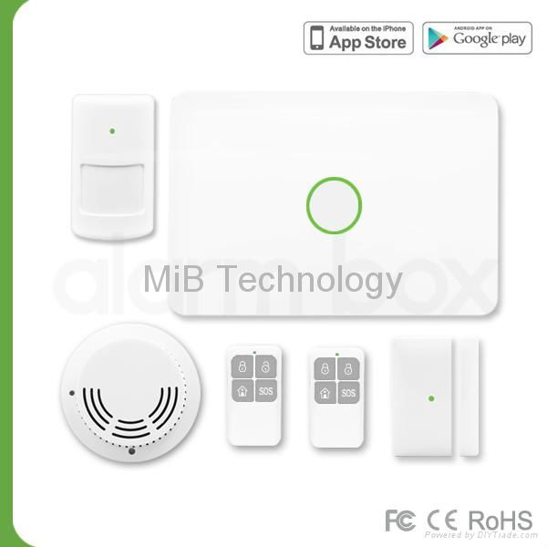 (B2B)Elderly-care gsm sms alarm system with cigarette smoke detector S1/868MHz/G 5