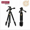 portable aluminum camera tripod,with double handle head  4