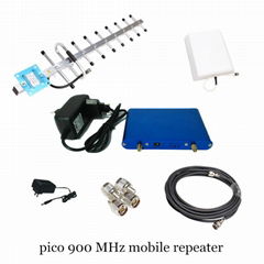 Pico new design gsm 900 MHz repeater booster amplifier kit with antenna