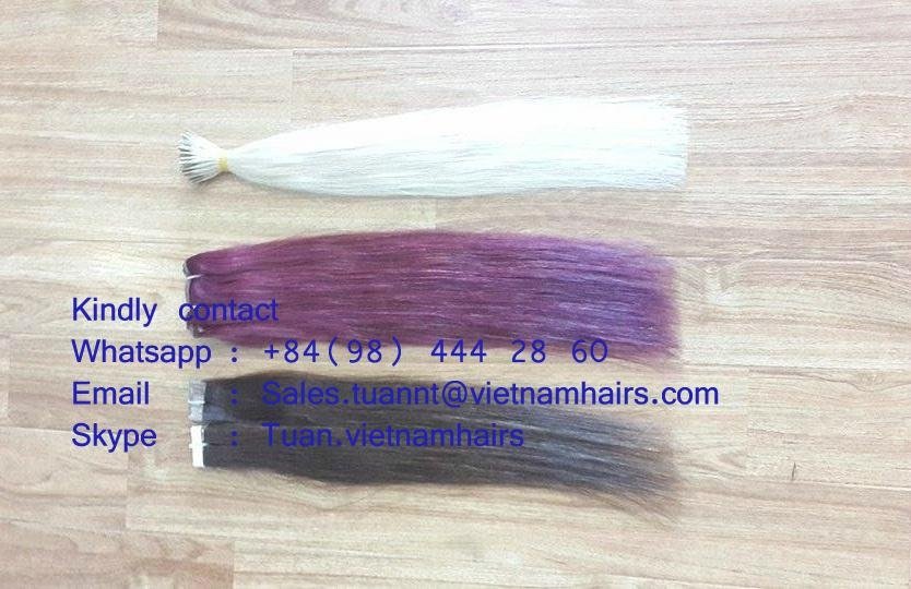 Remy Color Human Weft Hair Extensions 5