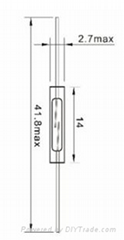 plastic-coating reed switch