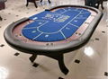 10ft solid wood baccarat table 1