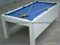 7ft pool table with dining top