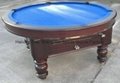 round pool table