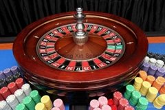 30'' solid wood roulette wheel