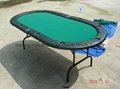 stainless steel foldable poker table