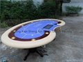 84'' solid wood poker table