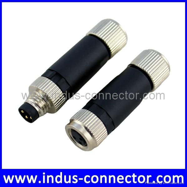 IP68 m8 circular connector m8 waterproof connector 5