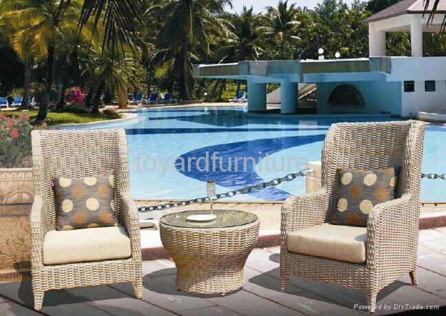 Simple Style Outdoor Leisure Rattan Wicker Moon Chair 4