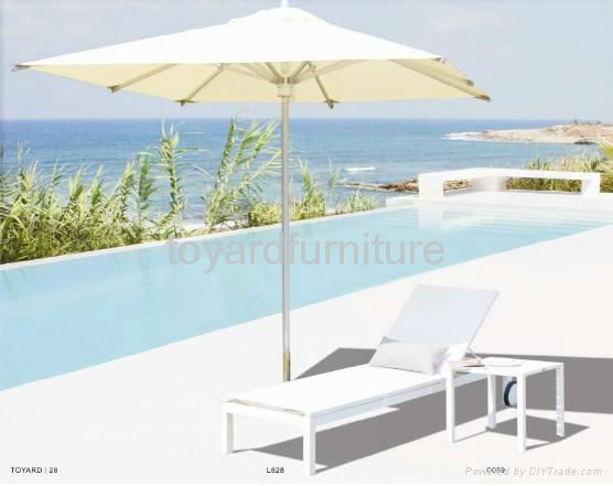 Hotel Outdoor  Beach Swimming Pool Furniture Textilenen Beach Chair Sun Lounger