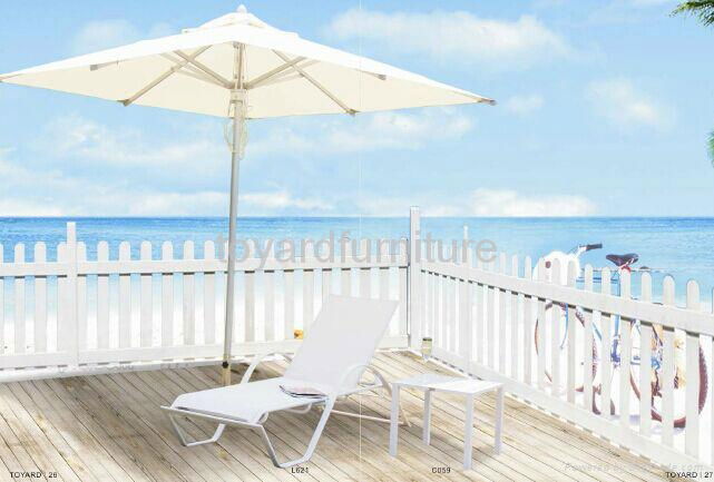 Outdoor Hotel Furniture Rattan Wicker Beach Sun Lounger 2
