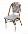 Outdoor rattan wicker furniture starbuck coffee folding chair 4