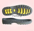 Bendable non-slip rubber outer sole 1