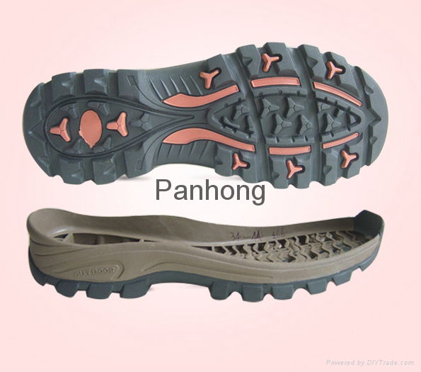 Bendable non-slip rubber outer sole 5