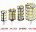 SMD 5050 24 27 30 49 Dc 12v LED G4 LED Bulb