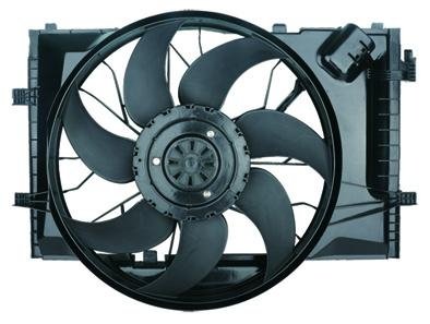 For Mercedes 13V Brushless Motor Electric Radiator Cooling Fan 2