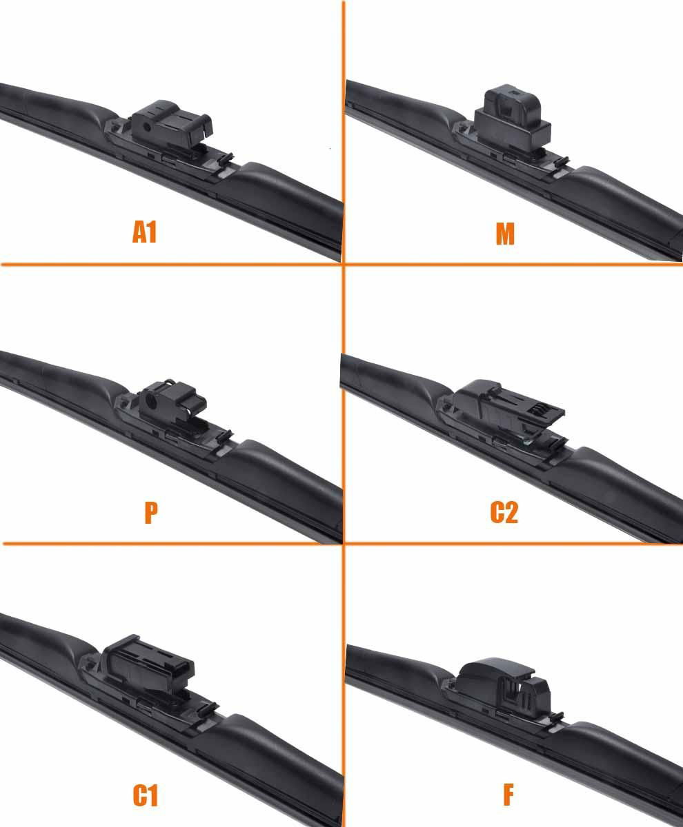 multi-adapter soft hybrid wipers multifunctional flat wiper blade  2