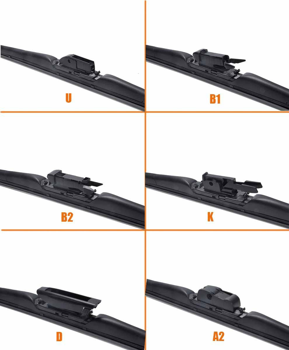 multi-adapter soft hybrid wipers multifunctional flat wiper blade  3