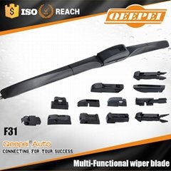 multi-adapter soft hybrid wipers multifunctional flat wiper blade 