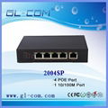 POE Switch unmanagement 4 ports POE Switch products