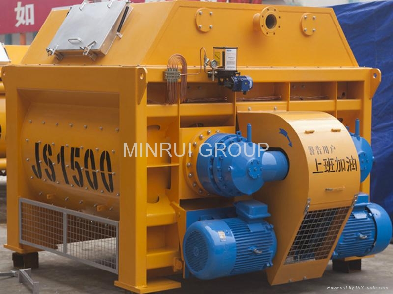 JS1500 Compulsory Concrete Mixer Minrui (China Manufacturer