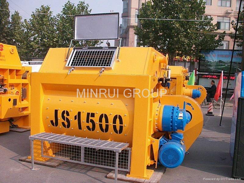 JS1500 Compulsory Concrete Mixer Minrui (China Manufacturer