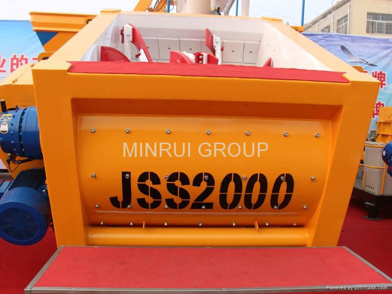 JS2000 Twin Shaft Forced Concrete Mixer 2