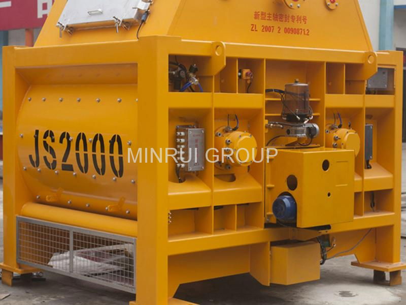 JS2000 Twin Shaft Forced Concrete Mixer 4