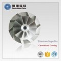 Titanium impeller turbine casting factory 3