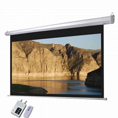 High quality 3D HD electric projetion screens fiber glass fabric screen