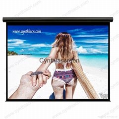 100 Inch Wall Mount Electric Screen Home Theater System