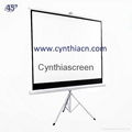 Cynthia HD Fabric Tripod Stand Projector Screen Outdoor Film Screens 3