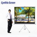 Cynthia HD Fabric Tripod Stand Projector Screen Outdoor Film Screens 1